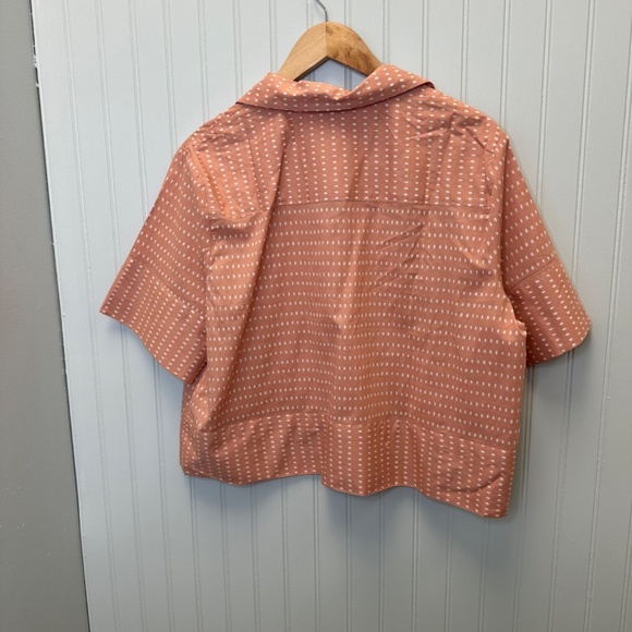 Heaven Well Within Organic Cotton Poplin Dot Short Sleep Pajama Set size Large - Picture 3 of 13